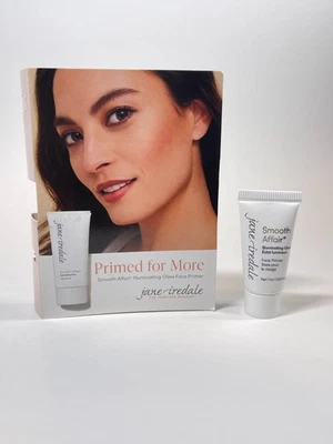 Imprimación facial iluminadora Jane Iredale Smooth Affair MINI .24 fl oz 7 ml nueva Foto 1 de 2