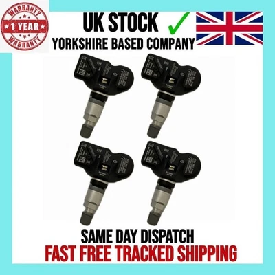 4X SENSOR DE PRESIÓN DE NEUMÁTICOS TPMS 433 MHz para Bentley Bentayga 4V1 2015-25 5Q0907275 Foto 1 de 4