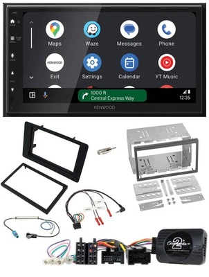 Kenwood DAB Bluetooth USB Lenkrad 2DIN Autoradio für Saab 9-5 2008-2010 - Bild 1 von 4