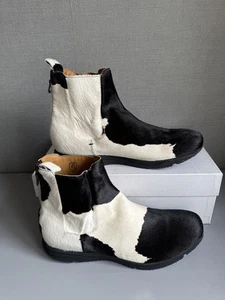 Stivaletti Paul Smith uomo pelle di pony capelli vera pelle zip UK10/EU44/US11 nuovi - Foto 1 di 11
