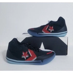 Converse All Star BB Evo Mid Black University Red Men Size 5.5/Womens Size 7 - Picture 1 of 7