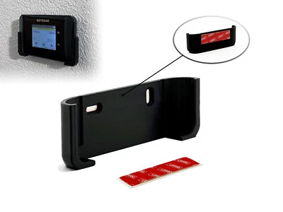 MAKOS-3D Wandhalterung / Halter für Netgear WLAN Router AirCard AC 810 - selbstklebend