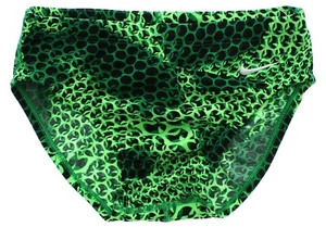 Nike Performance Brief Swim Bottom Boys Poly Print Swimwear NESS8013 MSRP $44 - Picture 1 of 14