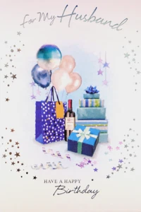 Birthday card Husband Special Husband lovely words (#SE29811) - Picture 1 of 2