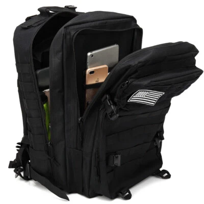 Outdoor Military Molle Tactical Backpack Rucksack Camping Bag Travel Hiking Pack - Image 1 of 4