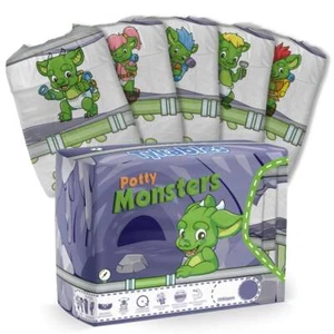 Tykables Potty Monsters - Pannolino per pannolini per adulti - Foto 1 di 3
