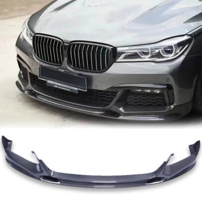 Se adapta a BMW G11 G12 Serie 7 M Sport 2016-2018 parachoques delantero labio PU - poliuretano Foto 1 de 4