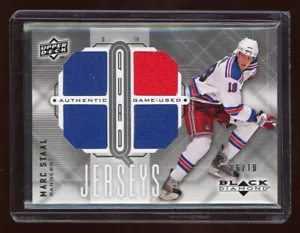 2009-10 Black Diamond Jerseys Quad Onyx #QJMS Marc Staal 6/10 - Picture 1 of 1