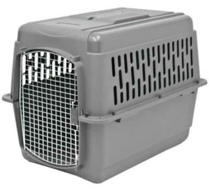 X Large Dog Crate Carrier Kennel Durable Ventilated Plastic Transport Portable - Picture 1 of 3