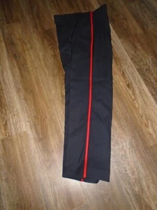 ROYAL MARINES MENS NO.1 DRESS UNIFORM TROUSERS WAIST 72CM LEG 84CM NEW - Picture 1 of 3