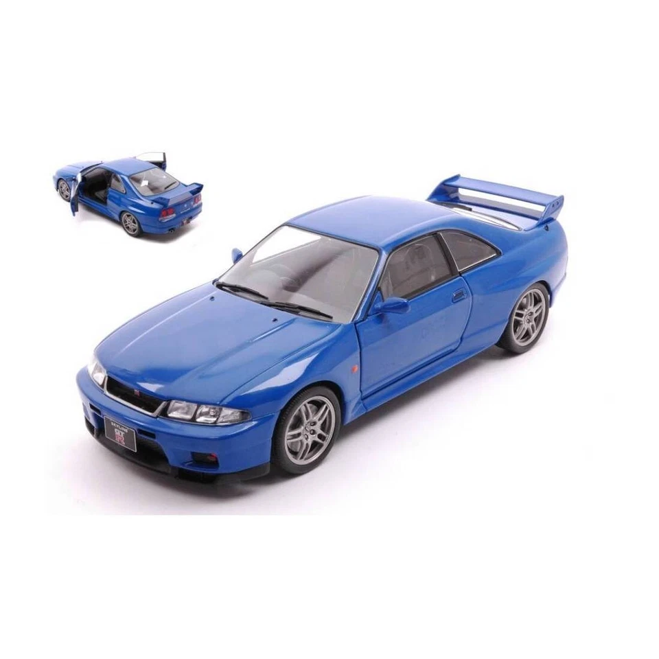 WHITEBOX 1 24 AUTO DIE CAST NISSAN SKYLINE GT-R (R33) BLU ART WB124172