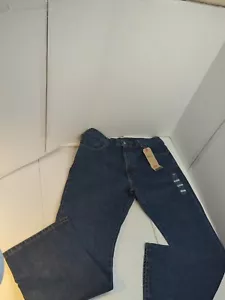NEW Levis 517 Mens Size 34 Jeans Bootcut Blue Denim Dark Wash Pants 38x30 NWT - Picture 1 of 15
