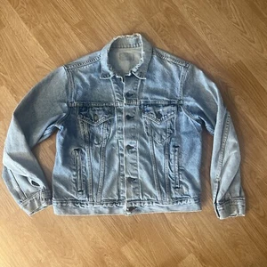 Vintage  LEVIS  Size 44 Denim Levi  Trucker Jacket 70506-0214- USA - Picture 1 of 11
