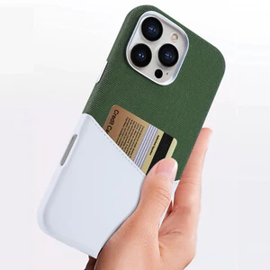 FR iPhone 16 Pro Max 15 14 13 12 Slim Magnet Leder Wallet Case mit Kartenfach - Bild 1 von 15