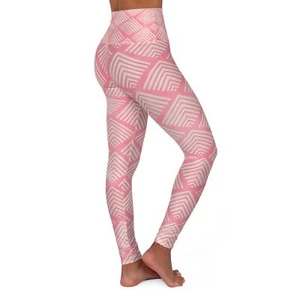 Valentine Colors - High Waisted Yoga Leggings (AOP) - Picture 1 of 25