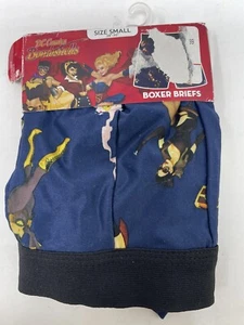 DC COMICS BOMBSHELLS MEN'S "SILKY" BOXER BRIEFS~NWT SIZE S - Small~WOW!! L@@K!! - Picture 1 of 2