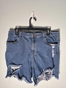 Moda Nova Jean Pantalones Cortos Mujer 16 Denim Envejecido Elastizado Verano Playa - Imagen 1 de 8