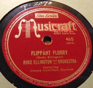 78RPM Musicraft 465 Duke Ellington - Golden Feather / Flippant Flurry, clean VV+ - Imagen 1 de 4