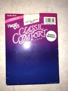 Hanes Too Classic Comfort Blanco Talla CD Control Superior Sandalia Estilo # 172 Nuevo en paquete - Imagen 1 de 4