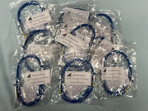 2M OS2 LC-LC Corning Fiber Duplex Jumper Patch Single Mode 9/125 SM Cable Blue - Afbeelding 1 van 3