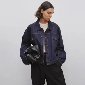 Womens The Row Spring Autumn New Classic Cotton Denim Jacket Blue Shirt - Picture 1 of 11