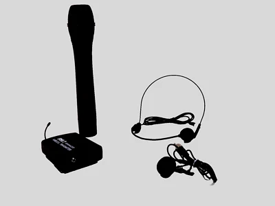 Pyle Mics System - Handheld, Headset, Lavalier Microphones and Belt Transmitter - Image 1 of 4