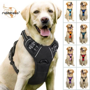 Arnés acolchado reflectante ajustable Rabbitgoo No-Pull Pet Pet Dog con asa - Imagen 1 de 19