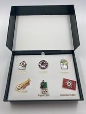 1901-2001 Boston Red Sox / Coca Cola 100th Anniversary Pin Collection (6 total)!