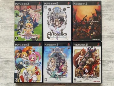 SONY PS2 Eternal Mana 1 2 Ar Tonelico 1 2 & 7 Seven & Venus & Braves from Japan - Image 1 of 4