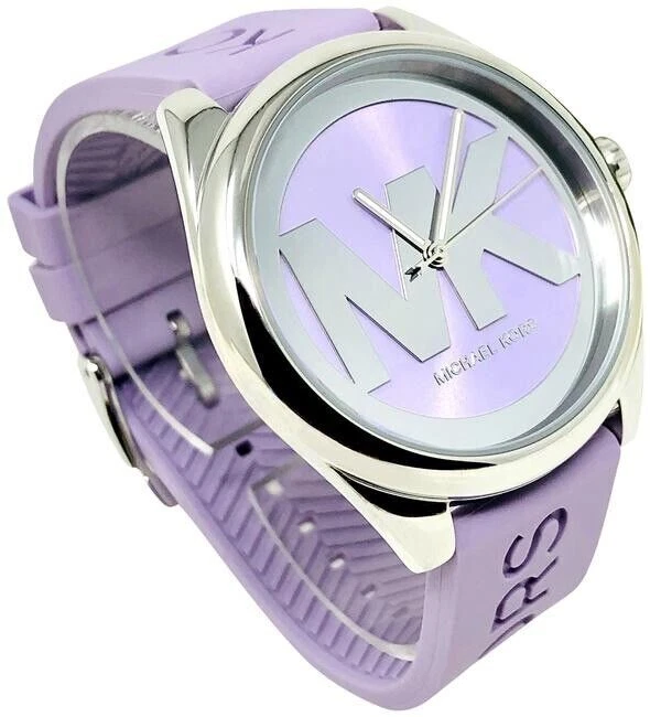 Michael Kors Janelle 42 mm Lavender Silicone Strap Women's Wristwatch - MK7143