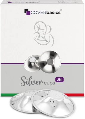 Silver Cups - Coppette Paracapezzoli in Argento per La Protezione Del Capezzolo  - Immagine 1 di 4