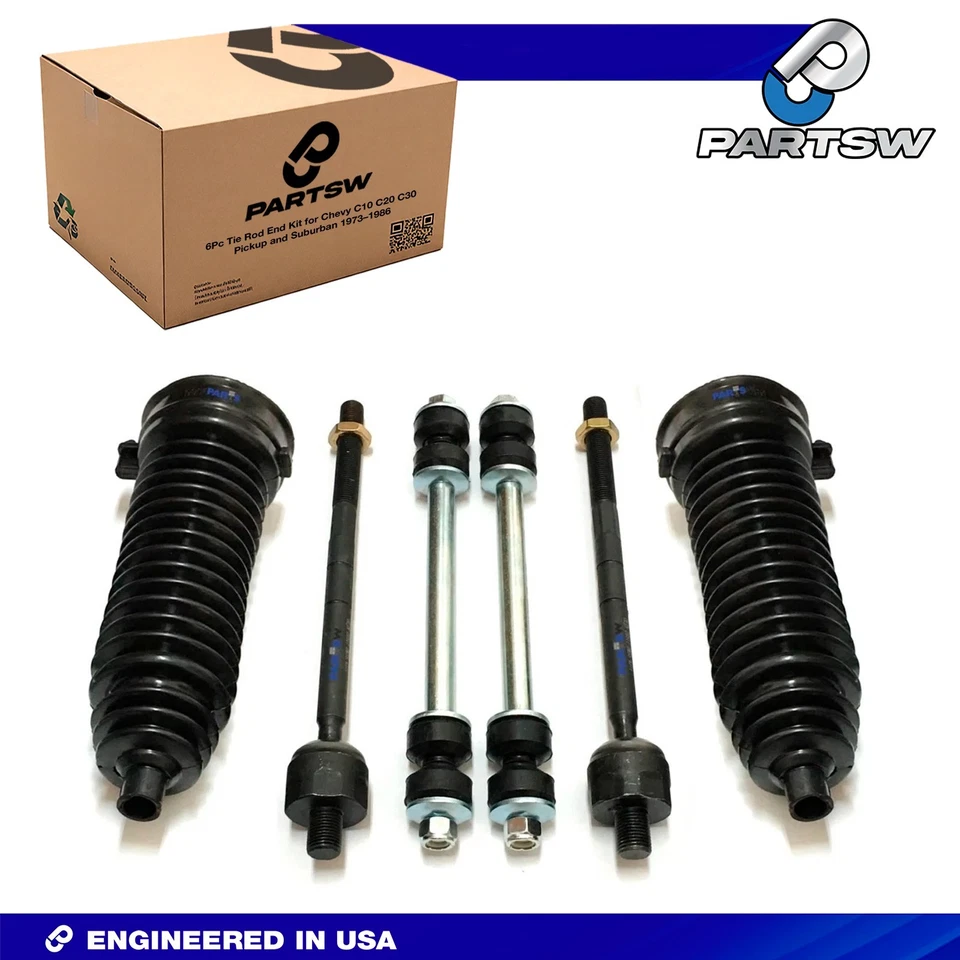 Kit de barra estabilizadora de barra estabilizadora de dirección PartsW Ford Ranger Explorer Mazda B4000 6 piezas Foto 1 de 4