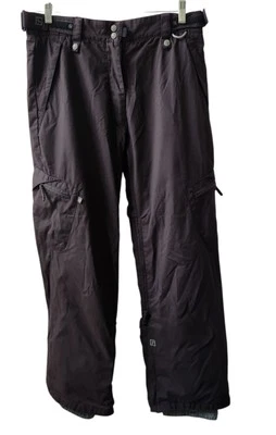 Ride Snowboards Snow Pants Mountain Dry Series Black Nylon Waterproof Womens Med - Image 1 of 4