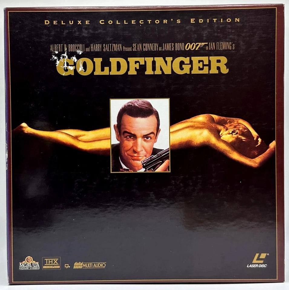 James Bond 007 Goldfinger Deluxe Collector’s Edition LaserDisc LD 3-Disc Set  - Image 1 of 3