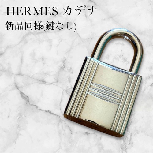 HERMÈS HERMES Cadena 114 Lucchetto Iconico Design Portachiavi Collana Accessorio