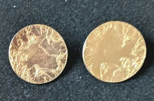Mosell Gold Tone Clip-on Earrings  "Golden Kid" - Picture 1 of 4