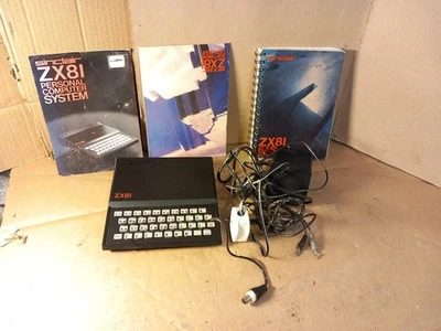 Sinclair ZX81 Personal Computer  with Power Supply & Manuals - Image 1 of 4