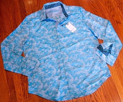 ROBERT GRAHAM MENS AUTHENTIC BRAND NEW ORIGINAL DRESS SHIRT Size L (LARGE), NWT - Image 1 of 4