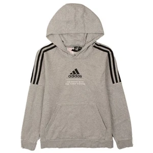 Vintage ADIDAS HOODIE GRAU DAMEN L - Bild 1 von 4