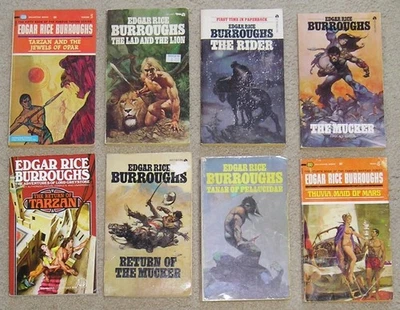 Edgar Rice Burroughs 8pbs – Tarzan – Mars – Inner World +++ Foto 1 de 4