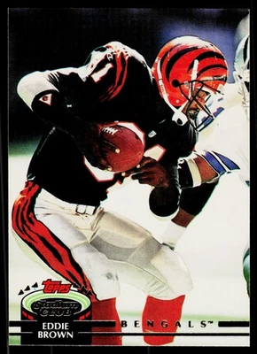 Eddie Brown, 1992 Stadium Club, #88, Cincinnati Bengals, - Image 1 of 2