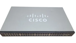 Cisco SG250-50 | 50-port Gigabit PoE Smart Switch w/ 2x SFP - Picture 1 of 3