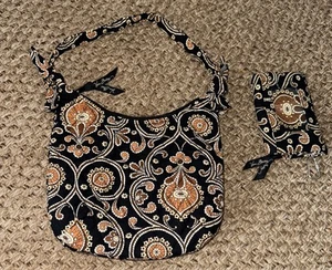 Vera Bradley Cocoa Purse With Wallet And Change Purse - Picture 1 of 12