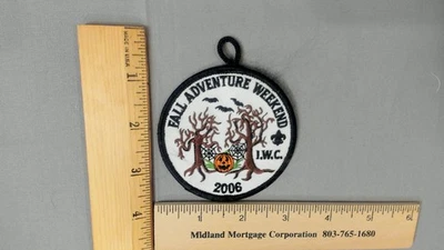 2006 BSA Fall Adventure Weekend Patch – I.W.C. Halloween Camporee - Image 1 of 2