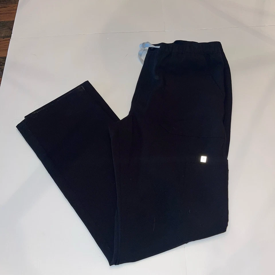 Pantalones Figs Technical Collection Para Hombre L Grande Carga Exfoliante Negro Cremallera Estilo Mosca Foto 1 de 3