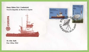 Cyprus (Turkish Posts) 1988 Europa. Transport & Communications First Day Cover - Picture 1 of 1