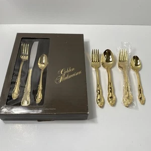Oneida GOLDEN MALMAISON Juego de 20 piezas de acero inoxidable en caja cubiertos de colección - Imagen 1 de 9