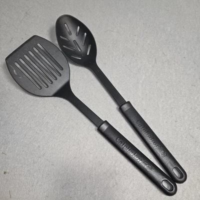 Calphalon Nylon Slotted Spoon & Spatula Flipper 14" Heat resistant to 400° USA - Image 1 of 4