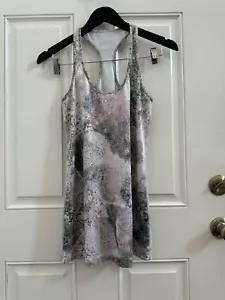 Lululemon Cool Tank Top Racerback Sugar Crush Multicolor Size 6 - Picture 1 of 8