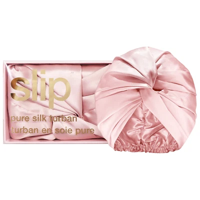 NWT - SLIP 100% SILK HAIR TURBAN - PINK - ONE SIZE - $90 - Image 1 of 4